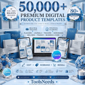 50,000+ Canva PLR Templates Bundle